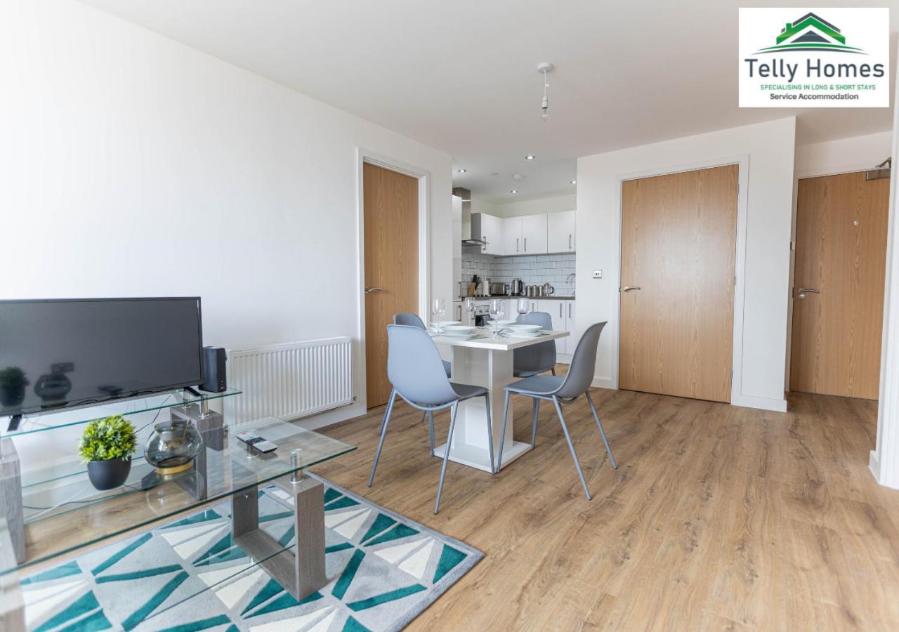 5 Percent Off Weekly And 20 Percent Off Monthly Bookings - Marigold Unit At Telly Homes Limited Birmingham City Centre -2 Bedroom Apartment, Free Wifi Eksteriør billede