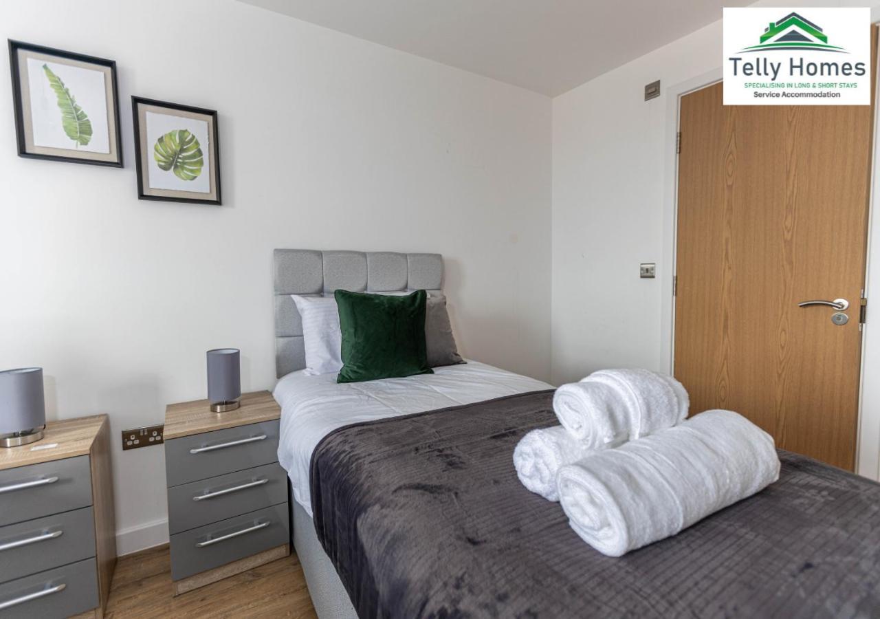 5 Percent Off Weekly And 20 Percent Off Monthly Bookings - Marigold Unit At Telly Homes Limited Birmingham City Centre -2 Bedroom Apartment, Free Wifi Eksteriør billede