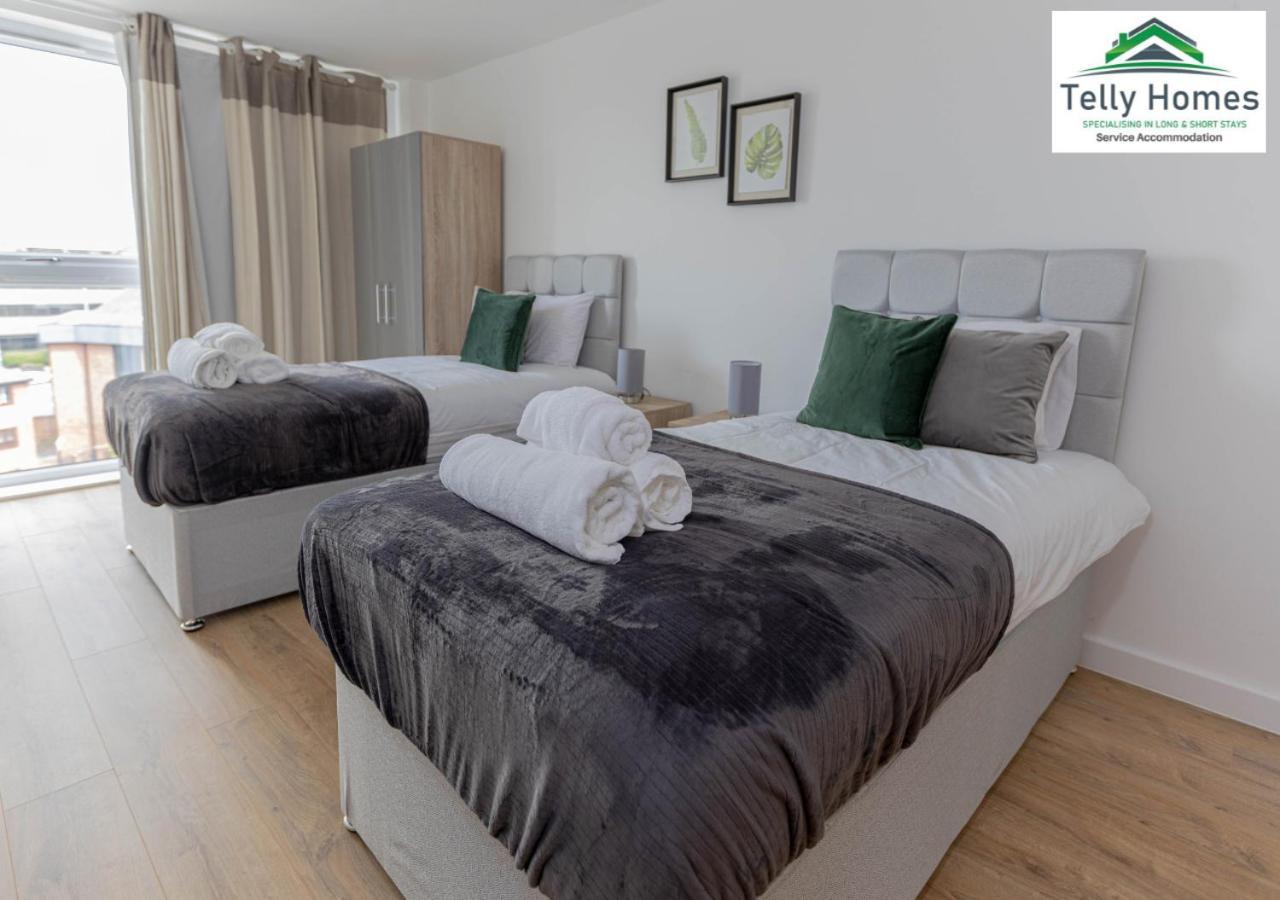5 Percent Off Weekly And 20 Percent Off Monthly Bookings - Marigold Unit At Telly Homes Limited Birmingham City Centre -2 Bedroom Apartment, Free Wifi Eksteriør billede