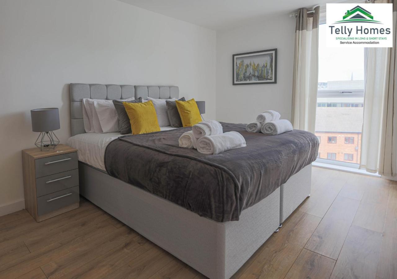 5 Percent Off Weekly And 20 Percent Off Monthly Bookings - Marigold Unit At Telly Homes Limited Birmingham City Centre -2 Bedroom Apartment, Free Wifi Eksteriør billede